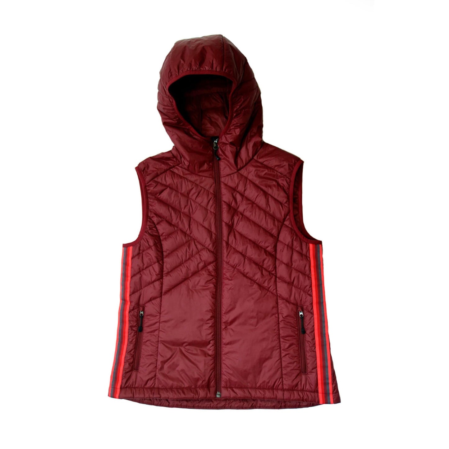 Powerstripe Eco-Friendly Down Hooded Vest