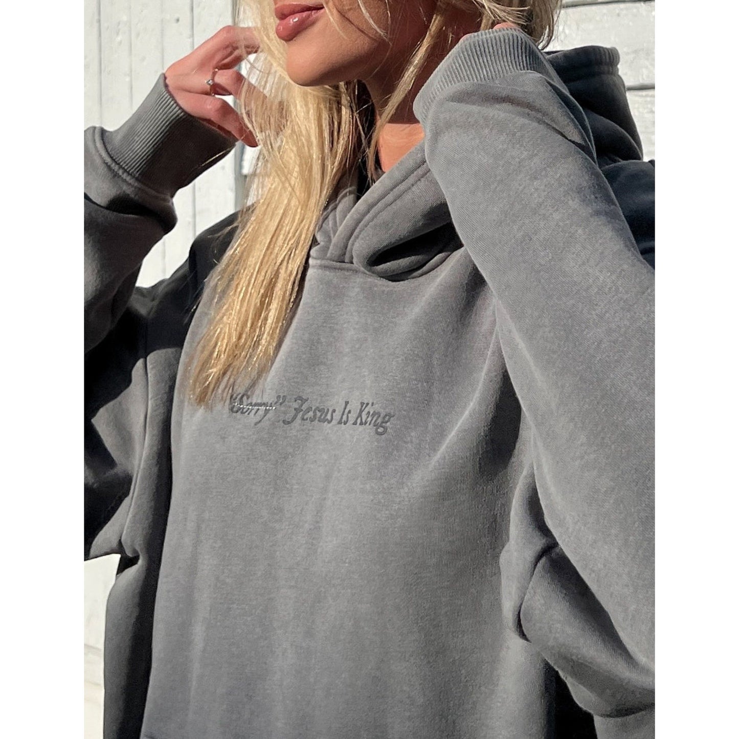 Not Sorry Jesus Is King Unisex Hoodie