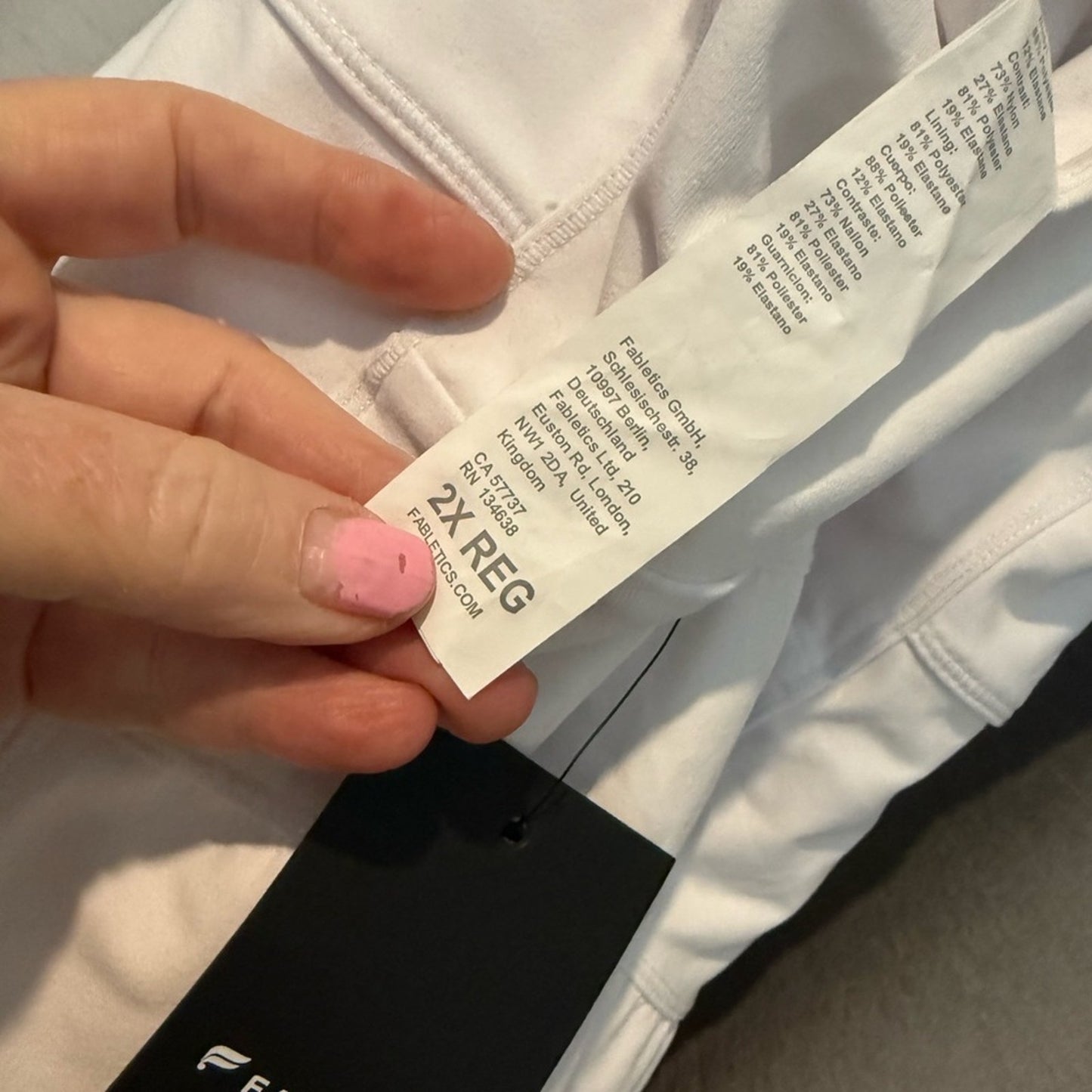 Fabletics White Mini Dress NWT Size 2X