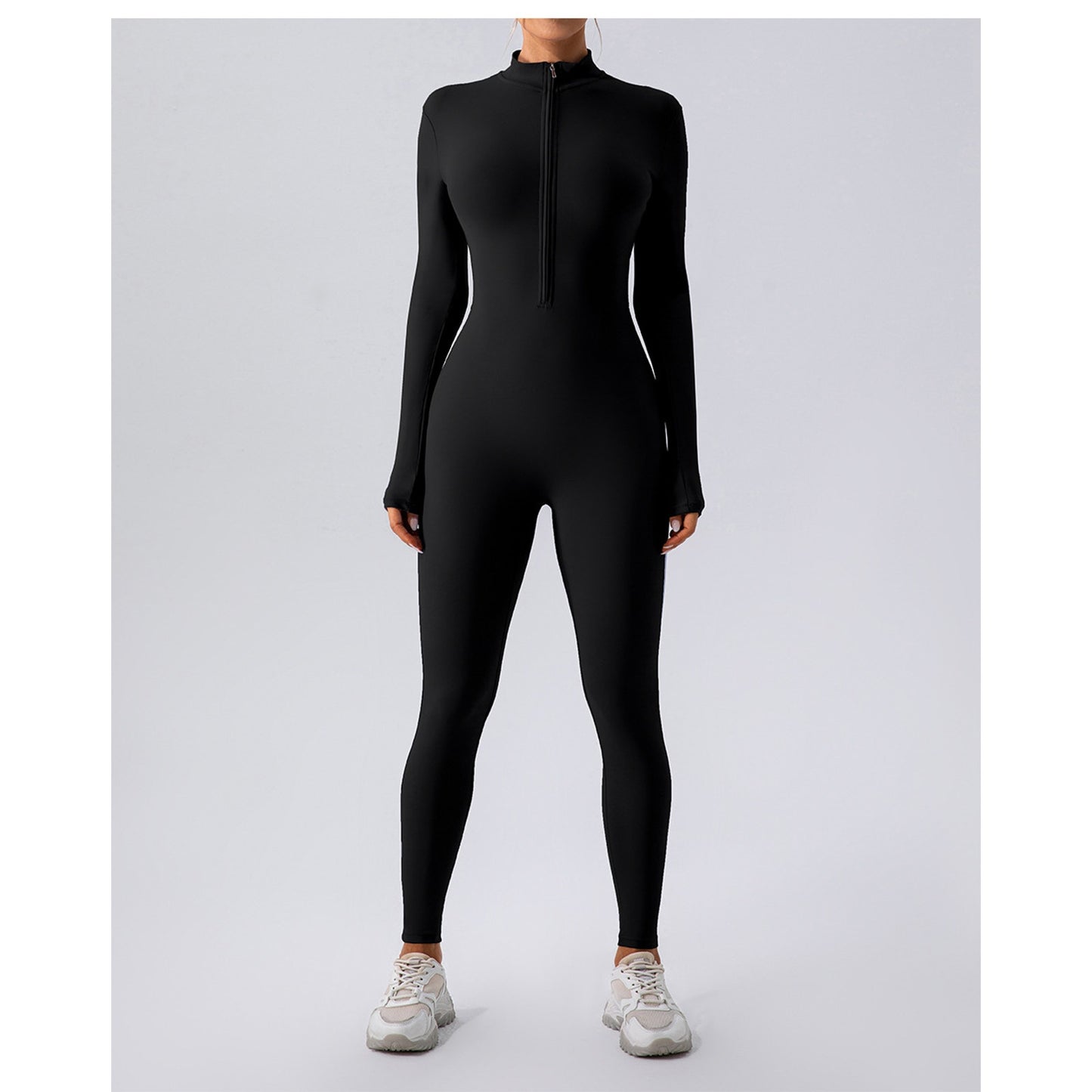 Fleece-Lined Yoga Jumpsuit