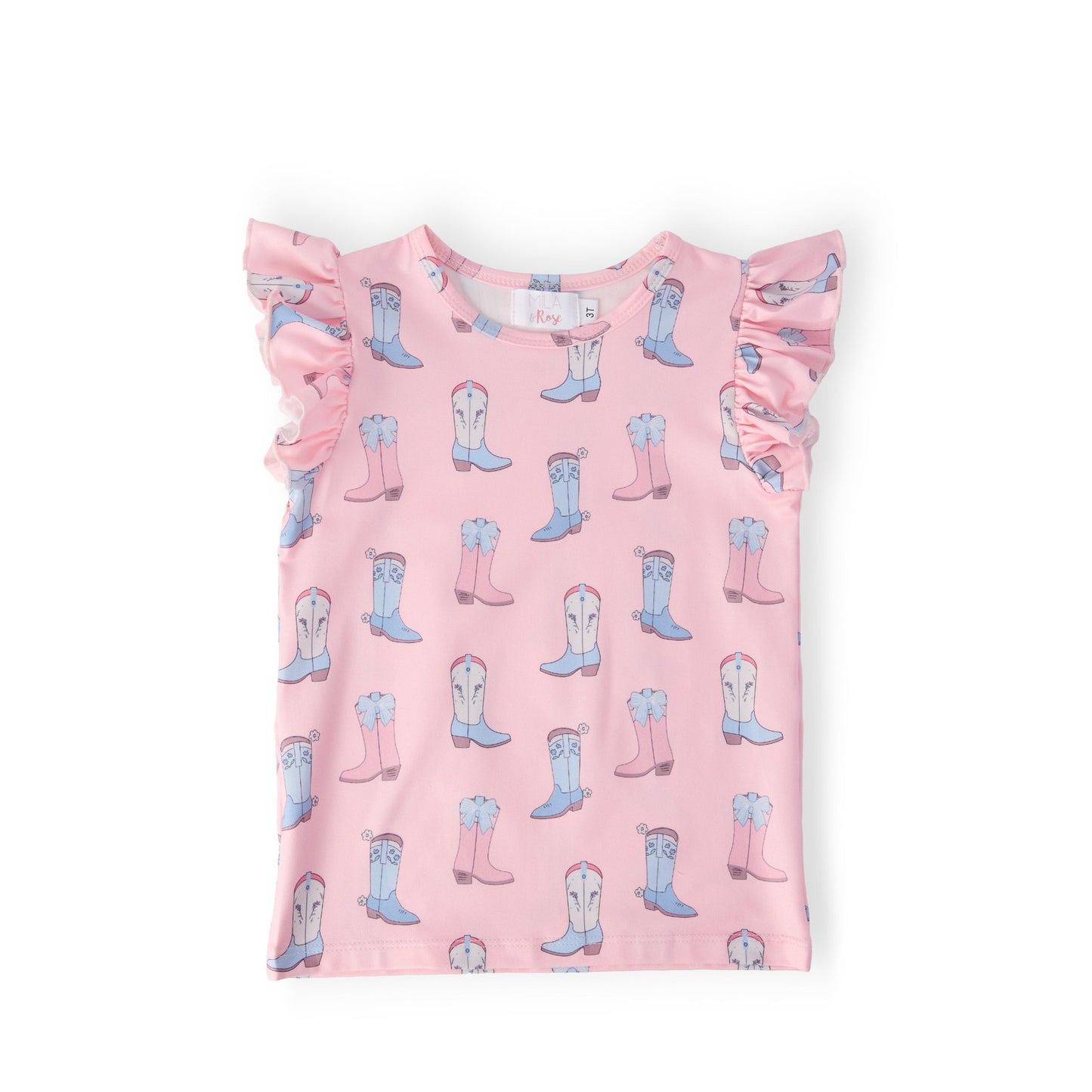 Ribbons & Rodeos S/S Ruffle Tee