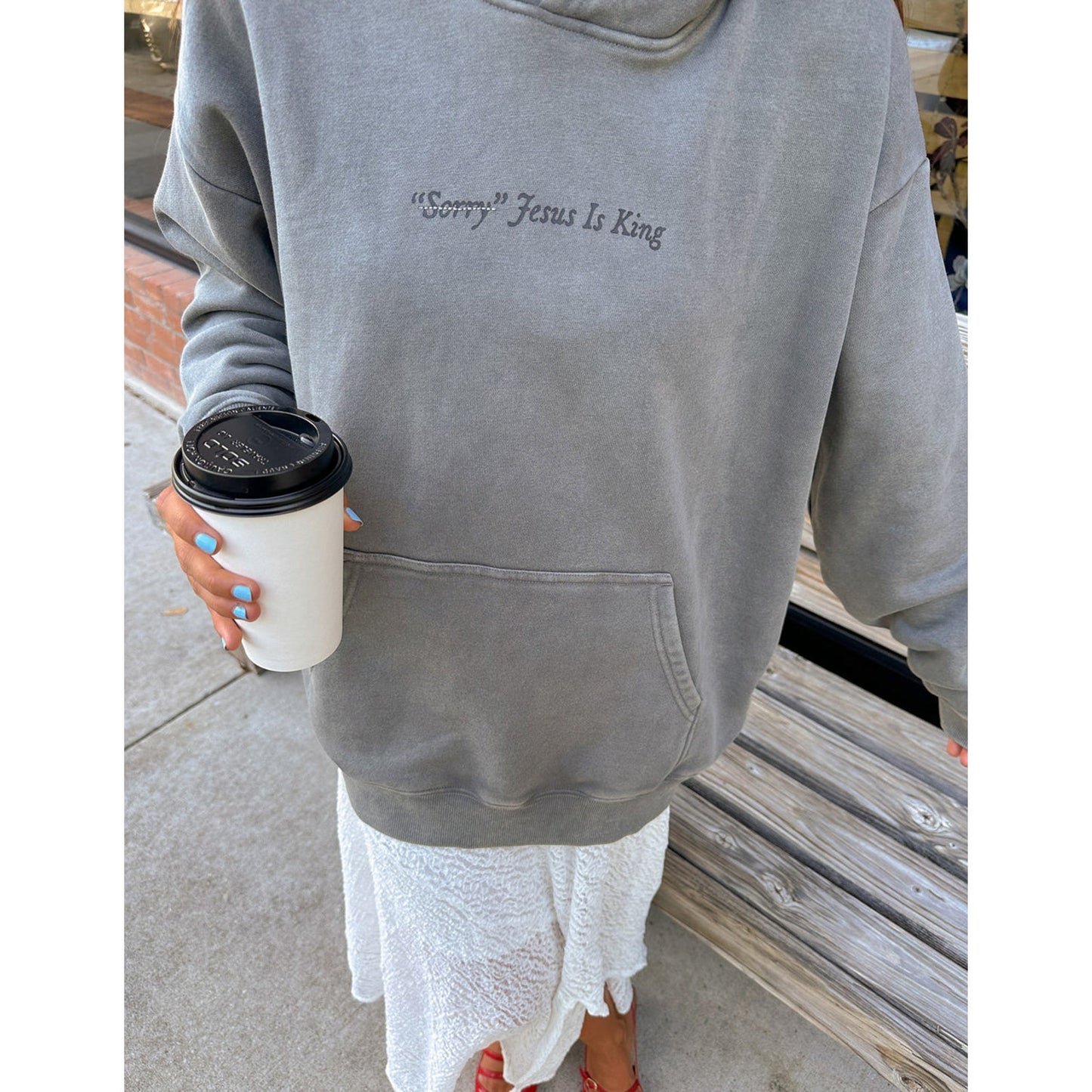 Not Sorry Jesus Is King Unisex Hoodie