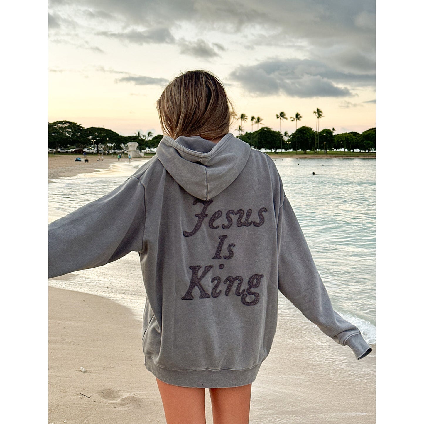 Not Sorry Jesus Is King Unisex Hoodie