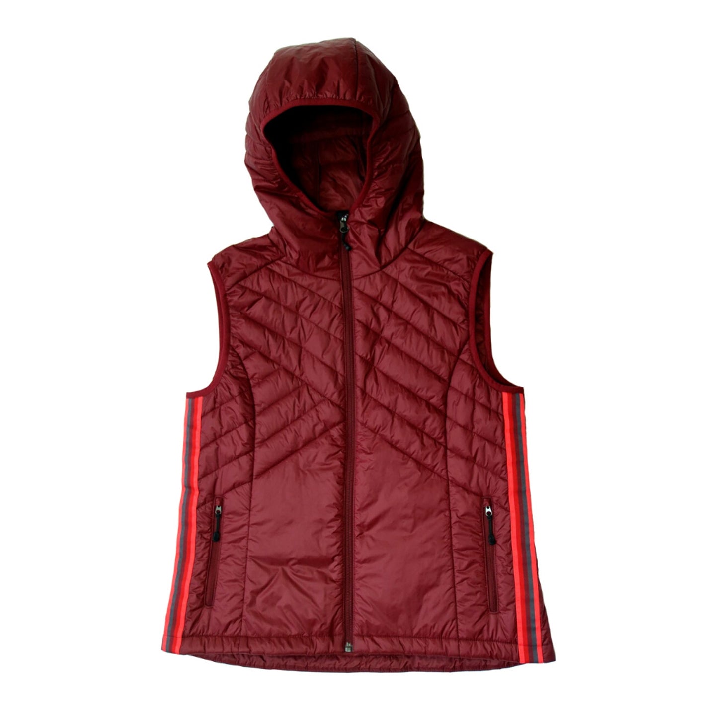 Powerstripe Eco-Friendly Down Hooded Vest