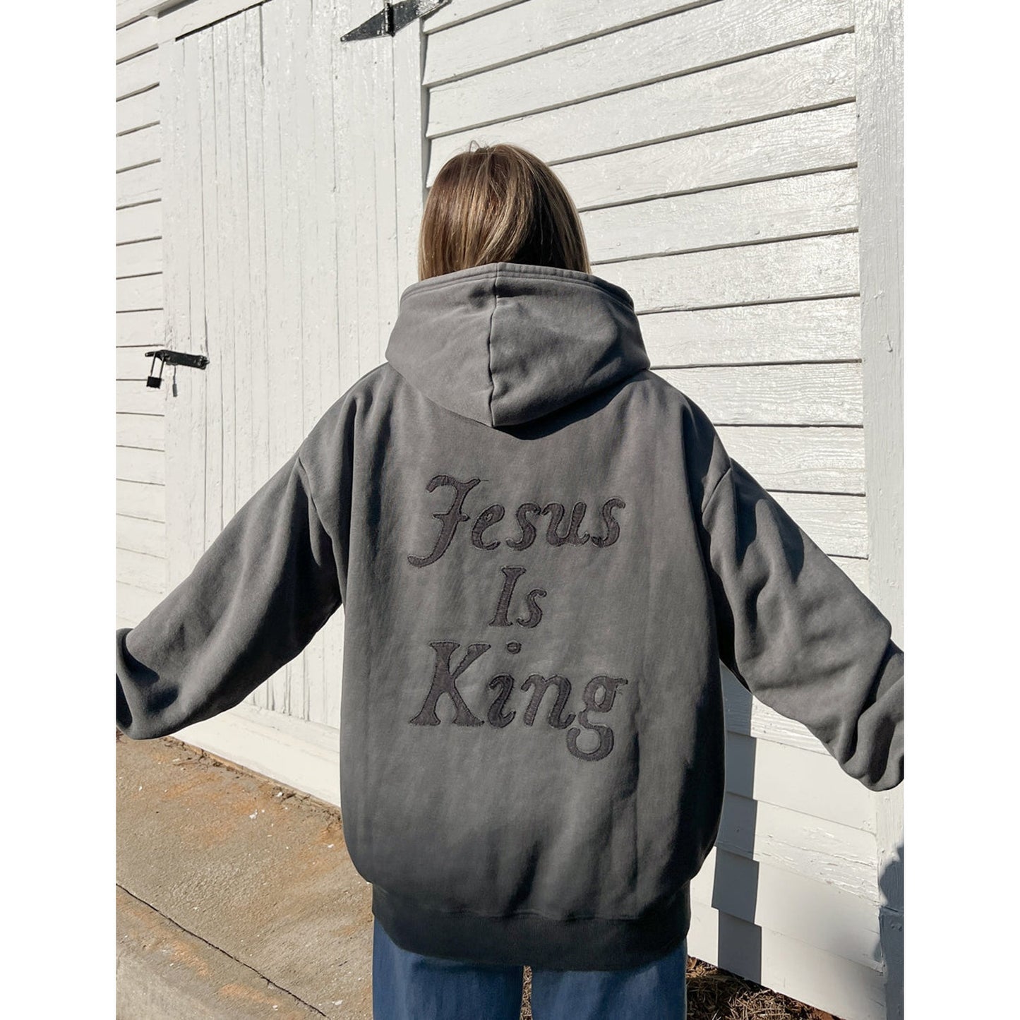 Not Sorry Jesus Is King Unisex Hoodie