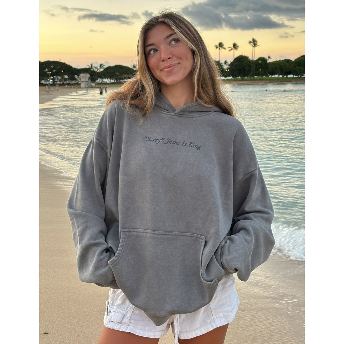 Not Sorry Jesus Is King Unisex Hoodie