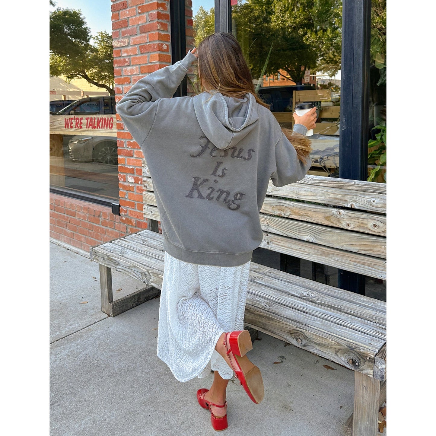 Not Sorry Jesus Is King Unisex Hoodie
