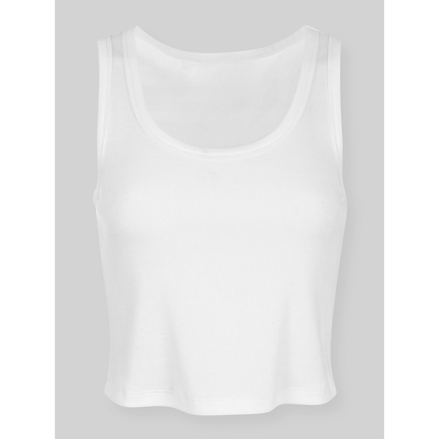 Cropped Classic Ribbed Tank