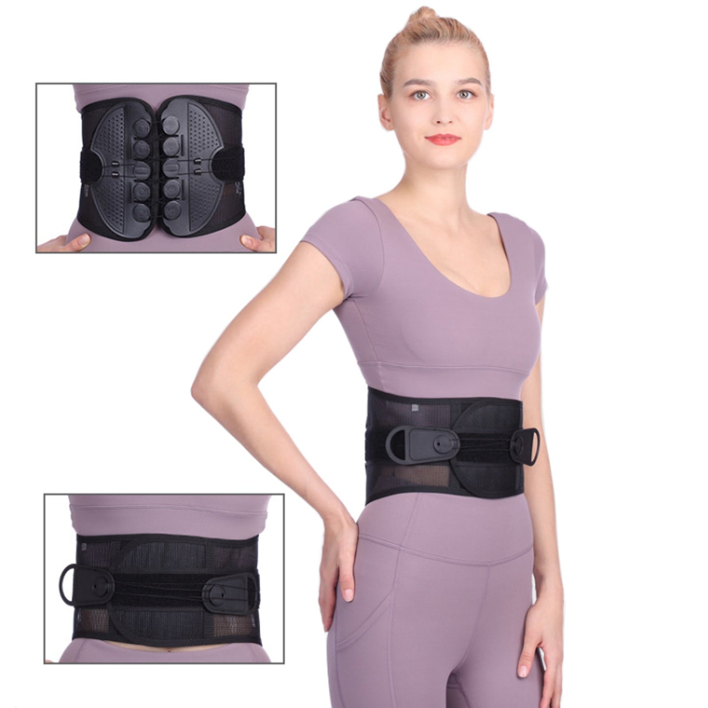 Double Pull Lumbar Support Belt