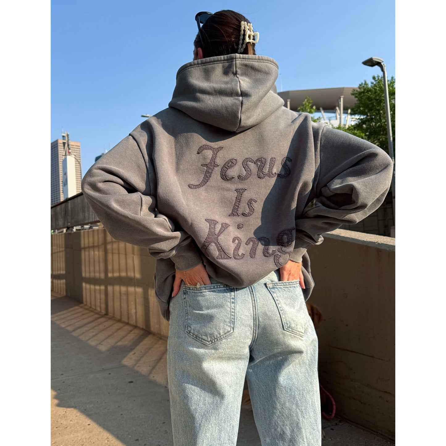 Not Sorry Jesus Is King Unisex Hoodie