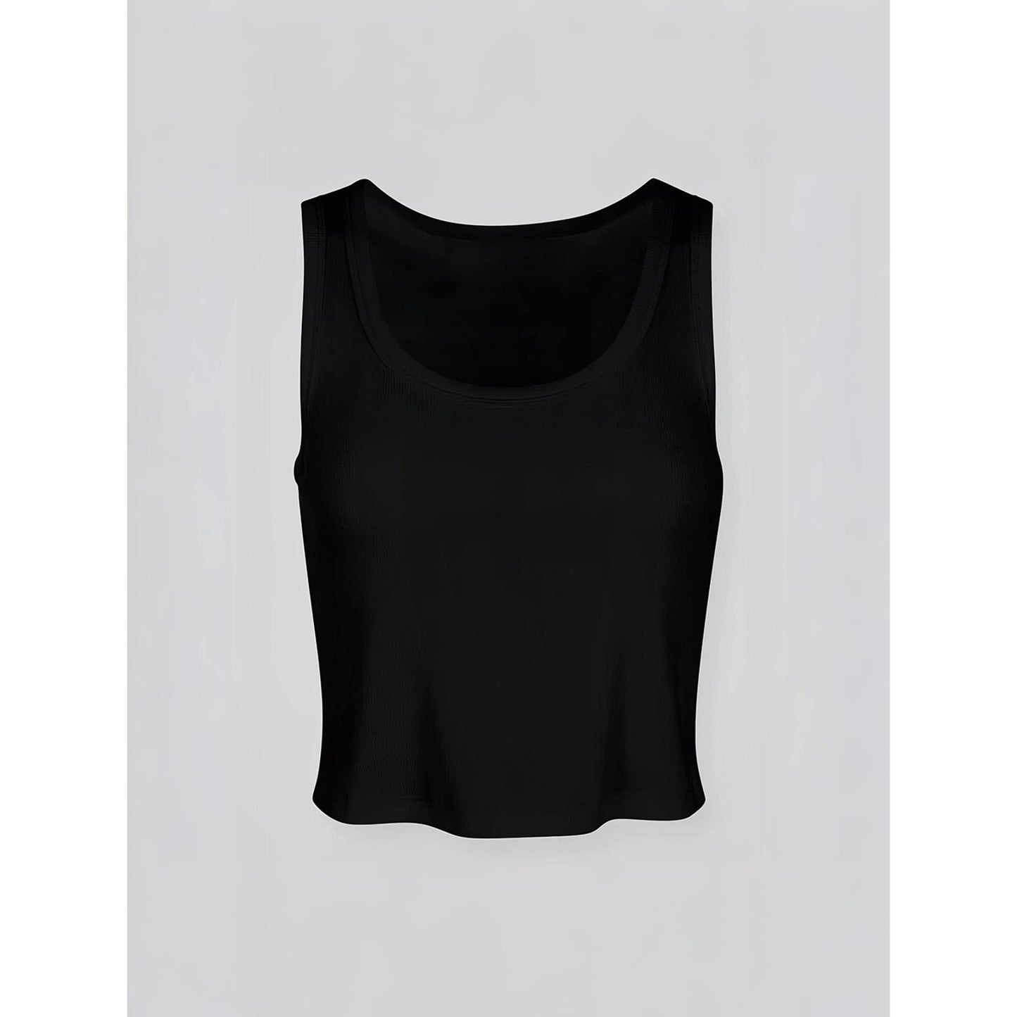 Cropped Classic Ribbed Tank